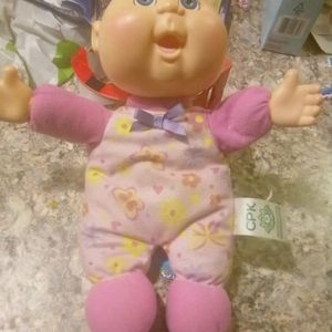 Cabbage Patch Kids Newborn 9" Baby Doll Lil Swaddlers Swaddle Blue Eyes Bald